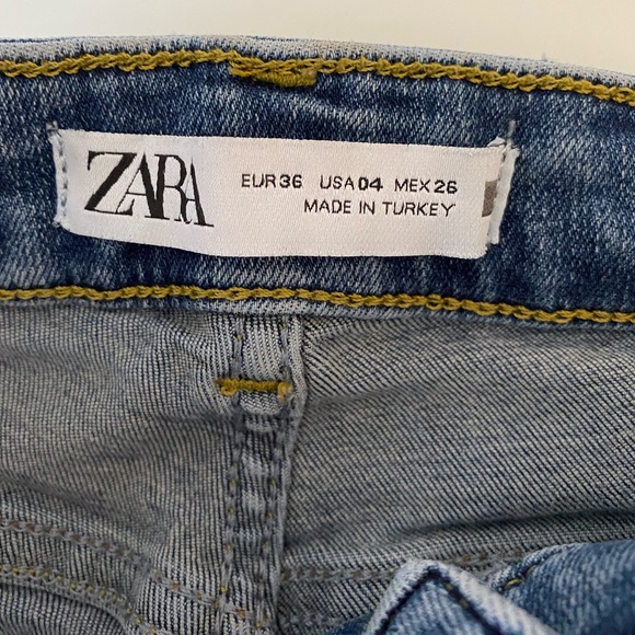 BLUE SKINNY JEANS ZARA - Picture 4 of 5